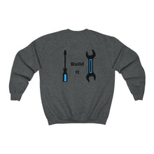 Load image into Gallery viewer, Dragonfly Engineering Build It Crewneck Sweatshirt